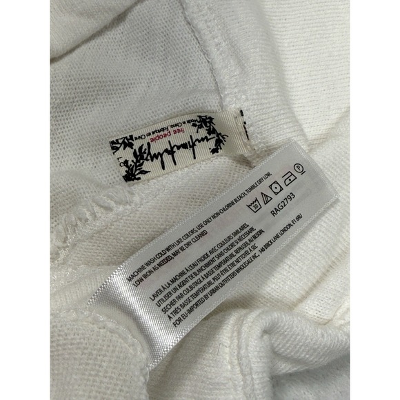 Free People Intimately Women L Organic Cotton Lounge Relaxed Pants Boho Lagenlok - Picture 2 of 7